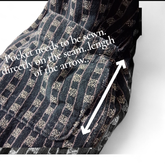 Vintage Christian Dior Monsieur Robe Cotton One Size Black\Tan - Picture 6 of 6